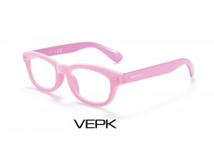 Doubleice velvet pink reading glasses