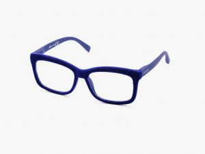 Ddoubleice bloom iris blue velvet reading glasses