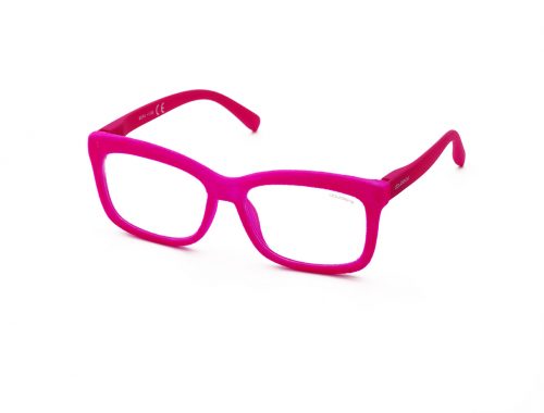 Doubleice bloom velvet pink peony reading glasses