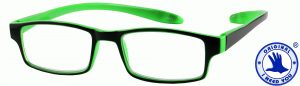 hangover neon reading glasses green 165mm temples